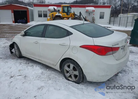2013 Hyundai Elantra Gls from USA, damaged, VIN 5NPDH4AE9DH381495